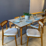 Mesa Diana com 6 cadeiras Palladium