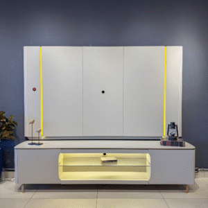 Rack E Painel Com Led Santorini